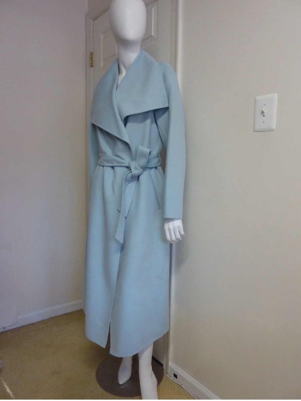 Mackage MAI-CN Double-Face Wool Wrap Coat" - Picture 3 of 11